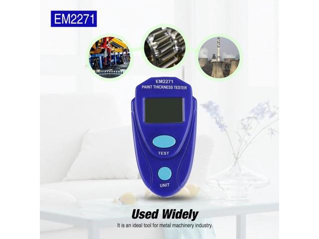 EM2271 Mini thickness gauge Coating Digital Painting Thickness Meter LCD Automotive Data Hold Car Coating Thickness Tester