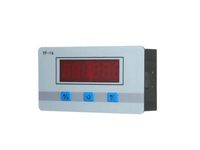 Mini LCD Digital Counter Module DC/AC5V~24V Electronic Totalizer with NPN and PNP Signal Interface 1~999999 Times Counting Range