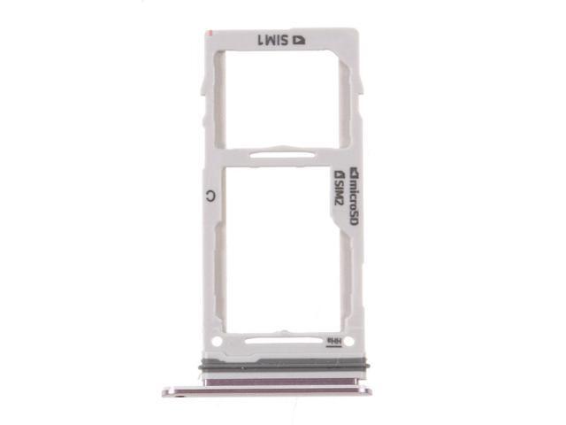Dual SIM Card Tray For Samsung Galaxy Note 9 N960 SIM Card Reader Sim Tray Holder Sim Slot Replacement Part (Purple)