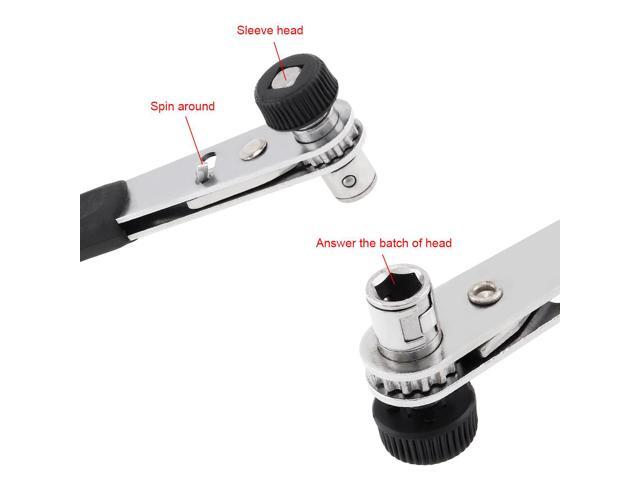 Mini Ratchet Wrench Parts 1 / 4' Socket Wrench Fast 6.35 Screwdriver Hand Tool Ratchet Wrench Semi-Automatic