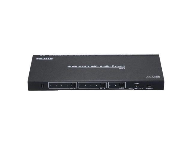 HD Matrix with Audio Extract 4x2 1080P HD Splitter Video Converter