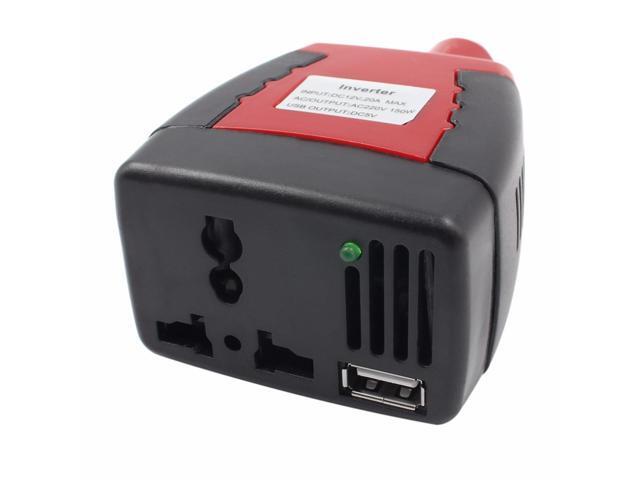 DC 12V Input Voltage and AC 220V Output 150W Car Power Inverter with USB Port