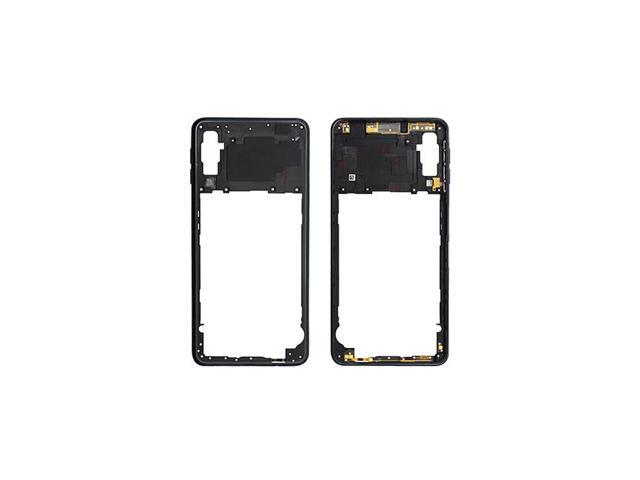 Housing Middle Frame Bezel replacement parts For Samsung Galaxy A7 2018 A750 Middle Plate Cover (Black)