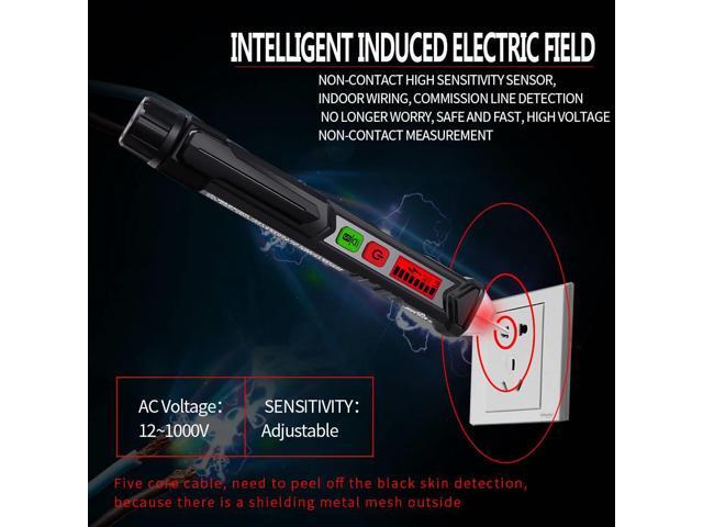 WINAPEX ET8900 Non-contact Voltage Tester Pen Signal Intensity Display Sensitivity Adjustable Auto Voltage Tester Pen Detector