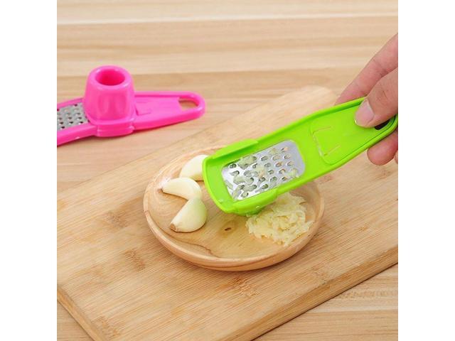 Multi-functional Ginger Garlic Grinding Grater Grinder Kitchen Gadgets Tools - Green