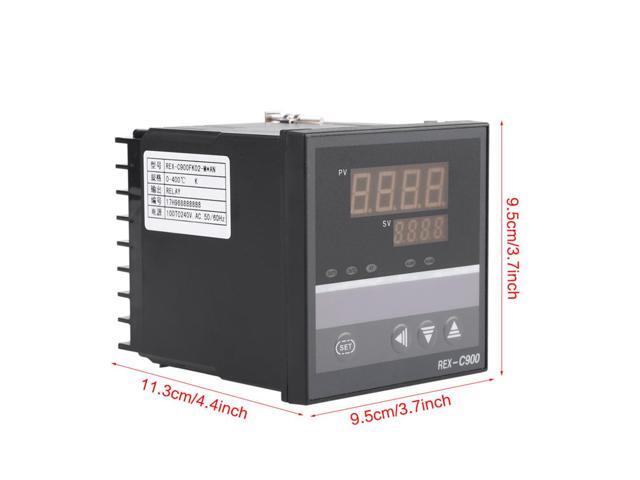 Digital PID Temperature Controller Thermometer Relay Output AC100-240V