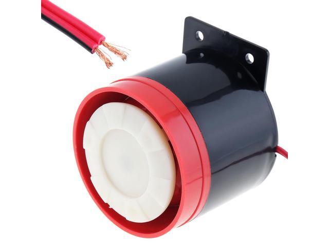 Black & Red 105dB Reversing Back up Alarm Horn Speaker for Motorcycle Car Vehicle