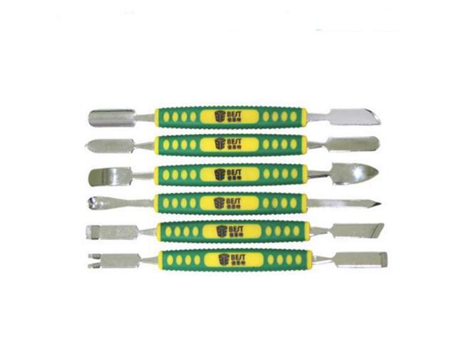 BEST 6in1 Metal Spudger Set For Tablet Mobile Phone Prying Opening Scraper Repair Tool