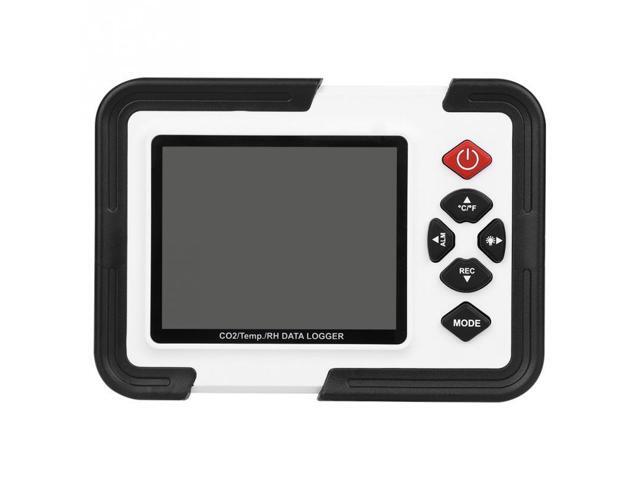 HT-2000 Digital CO2 Meter Detector 9999ppm Temperature Relative Humidity Monitor Data Logger Gas Tester