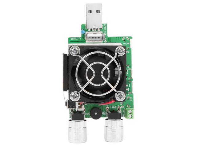 35W Constant Current Double Adjustable Electronic Load Quick Voltage USB Tester Voltmeter Aging Discharge Meter