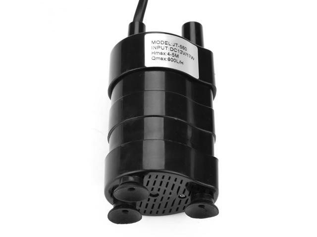 12V Mini DC Brushless Submersible Water Pump 600L/H High Hydraulic Head DC Pump -20C-90C