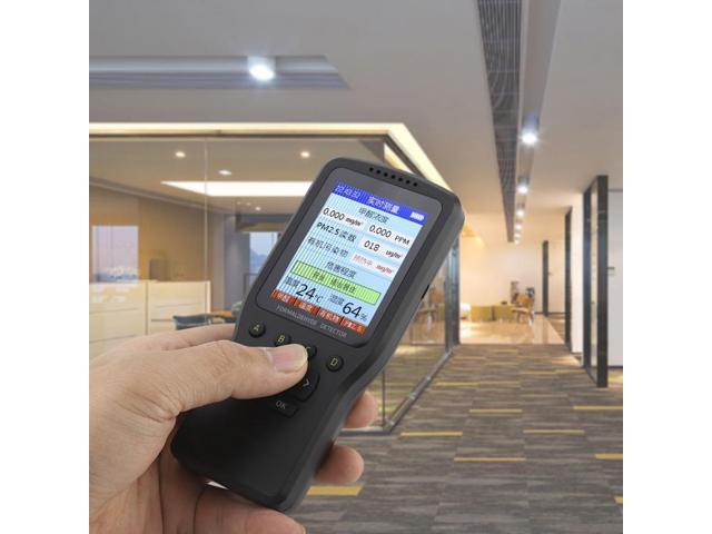 Professional PM2.5 Household Formaldehyde Detector TVOC Haze Meter Monitor Indoor Home Air Quality Tester Pluviometro USB Charge