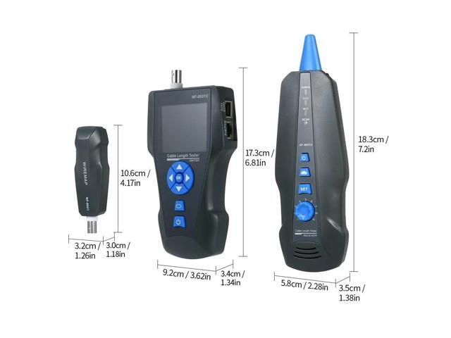 Telephone Wire Tracker Electrical Line Finding Testing Cable Tester Handheld Line Finder Cable Detector Wire Measuring Instrument for Network...