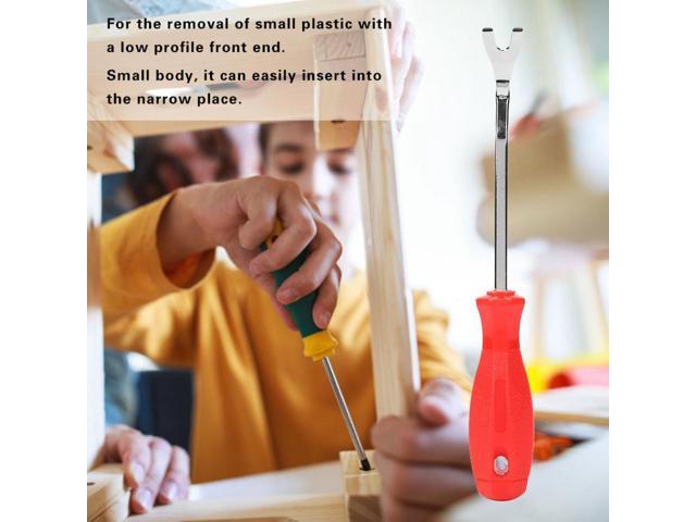 6mm Chrome-Vanadium Steel Plastic Buckle Screwdriver Car Door Trim Clip Remover Tools Hand Tool