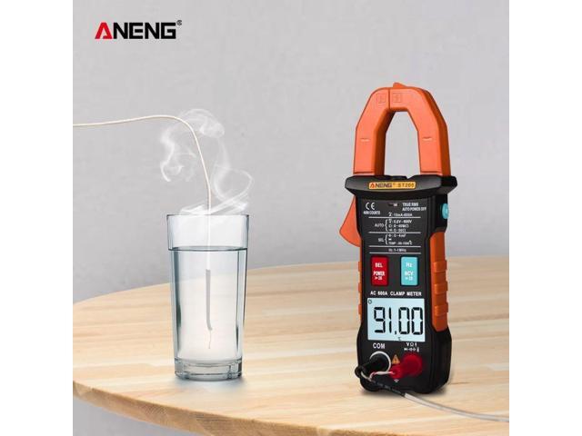 ANENG ST205 4000 Counts Full Intelligent Automatic Range True RMS Digital Multimeter Clamp Meter AC/DC Voltage NCV Resistance Auto Range Flashlight...