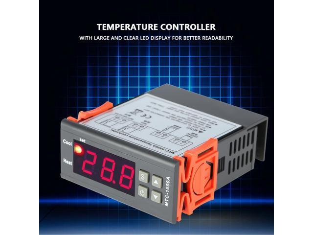 AC 220V Digital MTC-1000A Thermostat All-Purpose Temperature Controller with NTC Sensor