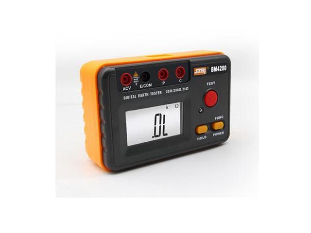 BM4200 Digital Earthing Resistance Tester 2000 Earth Lightning Meter