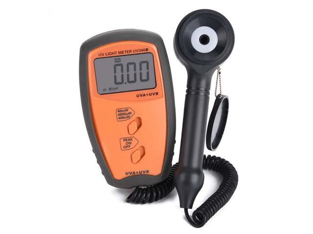 UV340B Digital UV Luxmeter Handheld UV Light Meter UVA UVB Lighting Tester Intensity Measuring Tools