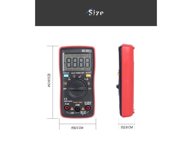 BSIDE ZT109 Professional And Practical Ture RMS Digital Multimeter 9999 Counts Backlight AC/DC Ammeter Voltmeter Ohm Meter RM109