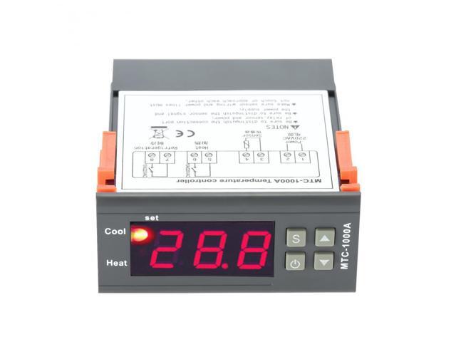 AC 220V Digital MTC-1000A Thermostat All-Purpose Temperature Controller with NTC Sensor
