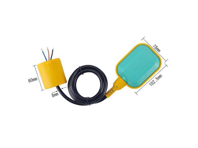 ELECALL Water Level Controll Liquid Float Switch Contactor Sensor 3m Cable