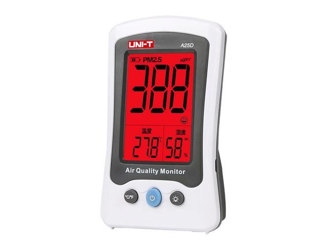 UNI-T A25D PM2.5 air quality monitor Temperature Humidity For Outdoor Indoor Environmental Auto Range Gas analyzer