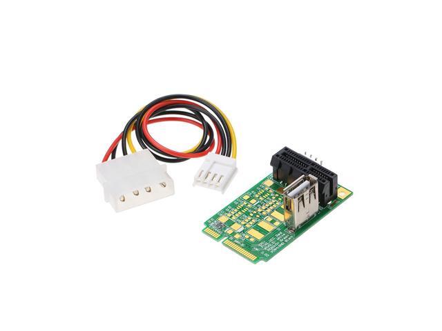 Mini PCIe to PCI Extender 4x 8x 16x Slot Riser Card Adapter Converter with 4 PIN Power Cable For Production Test