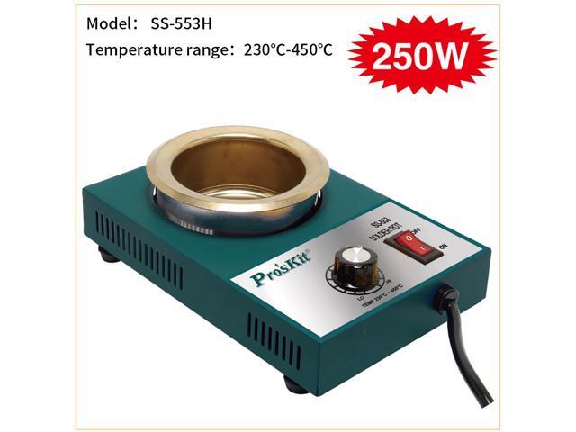Pro'skit SS-553H High Quality 250W Temperature Controlled Soldering Pot 1.6kg Melting Flux Tin Pot Tin Cans