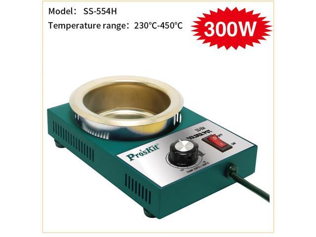 Pro'skit SS-554H High Quality 300W Temperature Controlled Soldering Pot 2.2kg Melting Flux Tin Pot Tin Cans