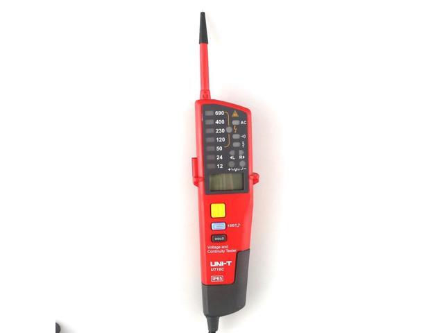 UNI-T UT18C Voltage And Continuity Testers AC/DC Voltmeter Auto Range Non-contact Voltage Detector Pen