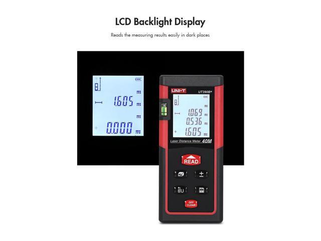 UNI-T UT390B+ 40M Optical Laser Range finder Handheld area measure volume measure telemetre laser distance meter