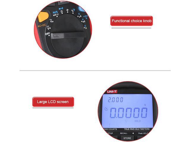 UNI-T UT71A Intelligent Multimeter LCD 19999 Display Digital AC+DC Current Voltage USB Interface True RMS REL Auto Range