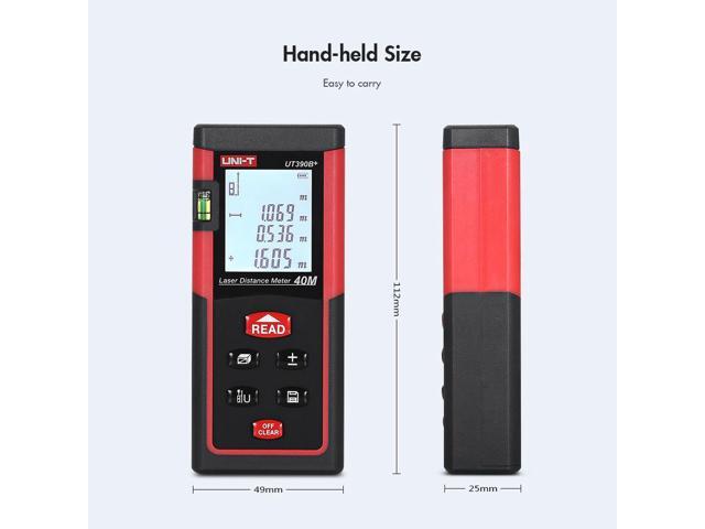 UNI-T UT390B+ 40M Optical Laser Range finder Handheld area measure volume measure telemetre laser distance meter