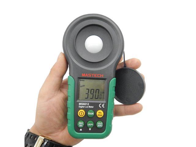 Lux meter mastech ms6612 200,000 Lux Light Meter Test Spectra Auto Range High Precision Digital Luxmeter Illuminometer