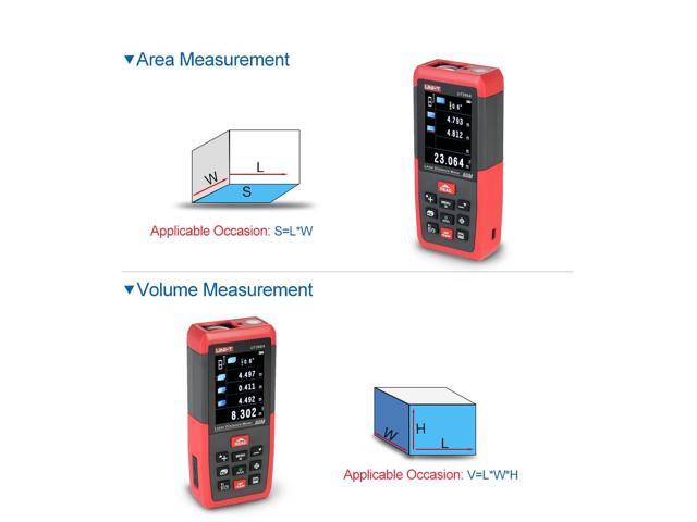 UNI-T UT396A Laser Distance Meter 80M Rangefinder Digital Laser Tape Range Finder Trena Ruler Build Measure Roulette Tool
