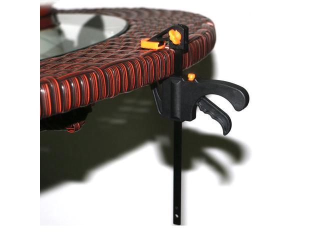 4 Inch 19cm length Quick Ratchet Release Speed Squeeze Wood Working Work Bar Clamp Clip Kit Spreader Gadget DIY Hand tool