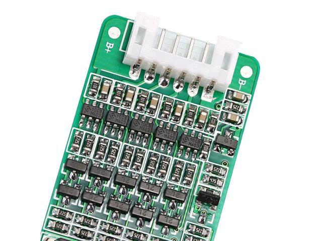 5S 15A Li-ion Lithium Battery BMS 18650 Charger Protection Board 18V 21V Circuit Short Current Overcharge Cell Protection Module with Wire