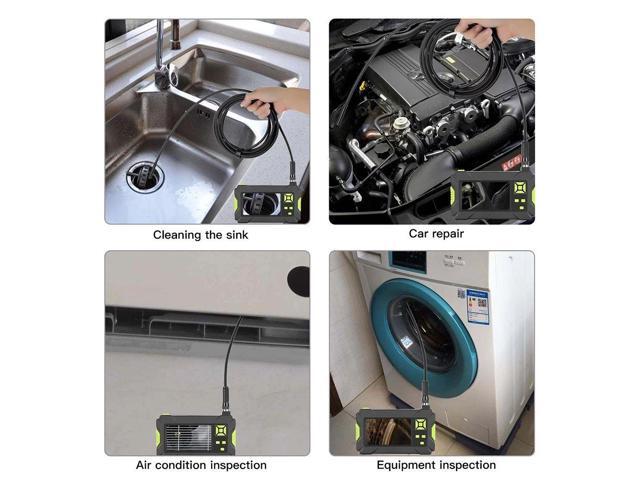 P30 Green Hand-held Endoscopes Industrial 4.3inch High-definition 1080P Display Screen Borescope - 10M