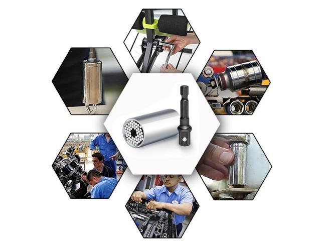 Universal Socket 2 Piece/Set Universal Adjustable Torque Ratchet Socket Wrench Set Spanner Multi-Function Hand Tool Set