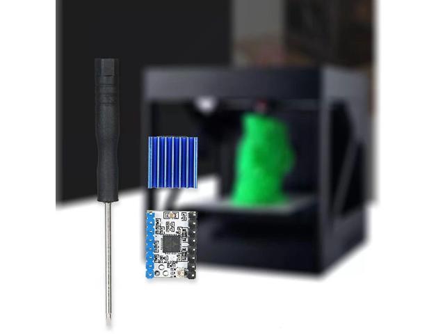 3D Printer Stepper Motor Driver TMC2208 V1.2 Stepstick Mute Driver Module with Heat Sink Screwdriver Ultra-Silent Stepper Motor Driver Chip (5pcs)