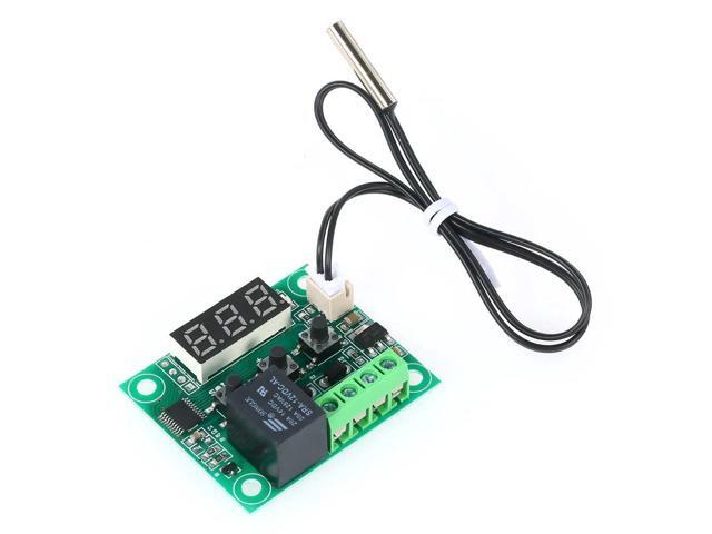 XH-W1209 Digital Thermostat High Precision Temperature Controller Heating/Cooling Thermostat Temperature Control Switch Module Mini Temperature...