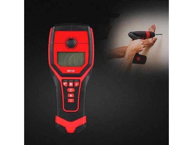 New IP54 Sensitive Wall Metal Detector AC Live Wire Wood Finder with LCD Display MD120 About 5 hours Operation Time Detector