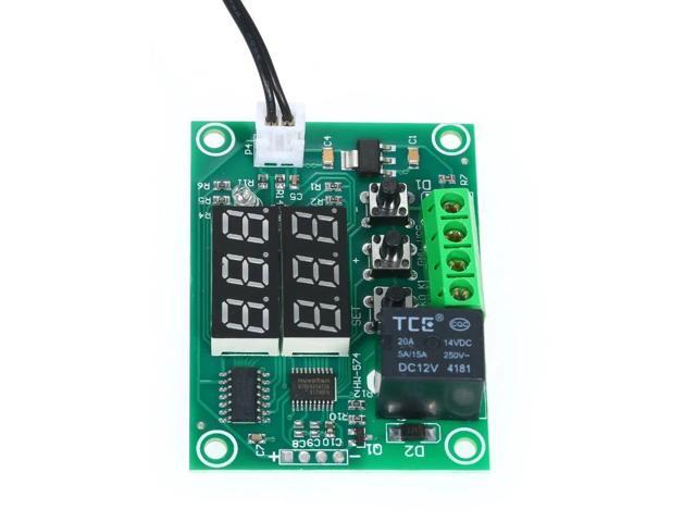 XH-W1219 Digital Temperature Controller Dual Digital Thermostat Thermometer Heating & Cooling Control Module Dual Digital Temperature Control...