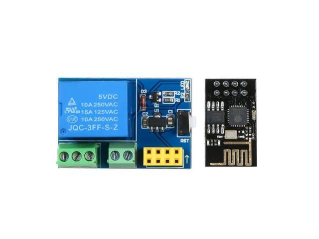 ESP8266 Relay Module W-F- Smart Socket Remote Smart Control Switch with ESP-01S Module