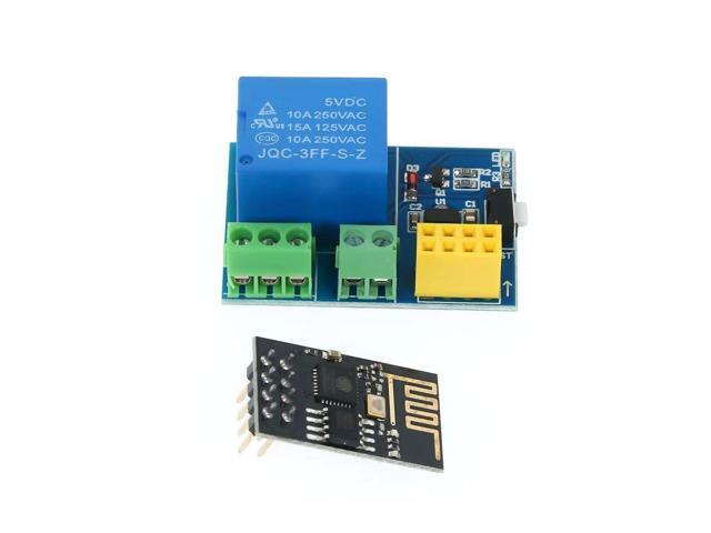 ESP8266 Relay Module W-F- Smart Socket Remote Smart Control Switch with ESP-01S Module