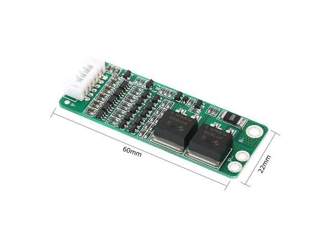 5S 15A Li-ion Lithium Battery BMS 18650 Charger Protection Board 18V 21V Circuit Short Current Overcharge Cell Protection Module with Wire