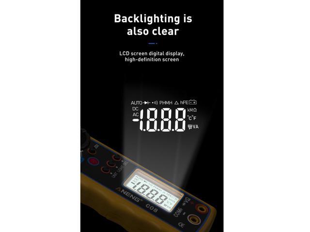 Power Electrical Multi-function Auto Circuit Tester Multimeter Lamp Car Repair Automotive Electrical Multimeter 0V-60V - Yellow