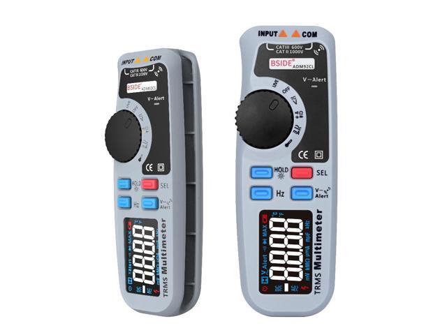 BSIDE ADM92CL Color Display Digital Multimeter True RMS Auto Range 6000 TRMS Tester (White)