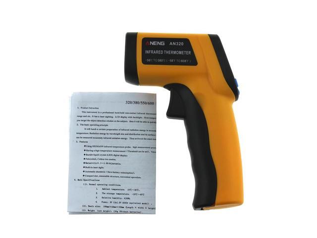 ANENG AN320 Non Contact Laser Digital IR Infrared Thermometer Termometro Digital Infravermelho Pyrometer Point Gun -50~330 Degree