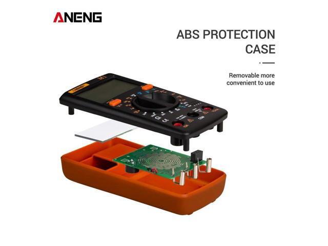 ANENG M1 Handheld Digital Multimeter LCD Backlight High Precision AC/DC Voltage Current Resistance Transistor Continuity Tester Overload Protection...